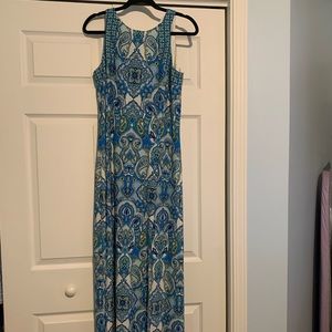 Patterned maxi dress